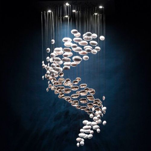 Современная люстра - AM2188 NORDIC EGG - Alan Mizrahi Lighting - из кристалла / для профессионального использования / LED