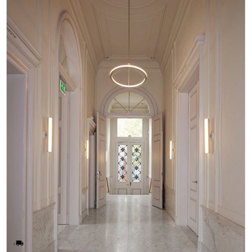 Подвесная лампа - AL0160 HALO - Alan Mizrahi Lighting - из стали / из акрила / современная