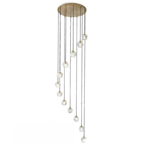 Современная люстра - AM8820 CAPRI - Alan Mizrahi Lighting - из кристалла / из латуни / для профессионального использования