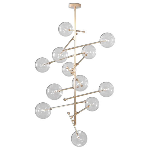 Современная люстра - IQ8014 ROHDE - Alan Mizrahi Lighting - из стекла / из металла / 12 лампочек