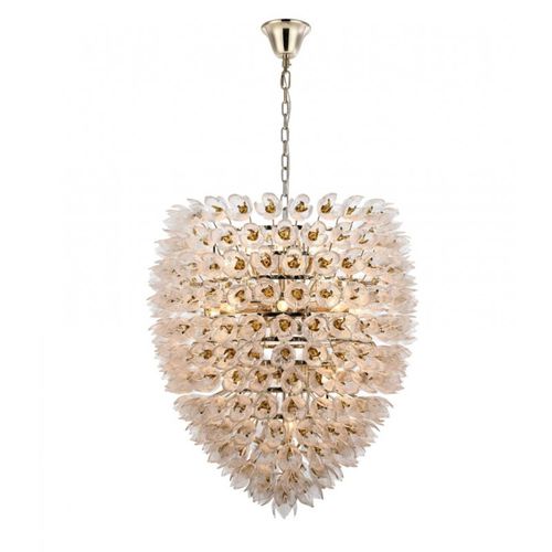 Современная люстра - AM962852 GLORYA II - Alan Mizrahi Lighting - из стекла / из металла / позолоченная