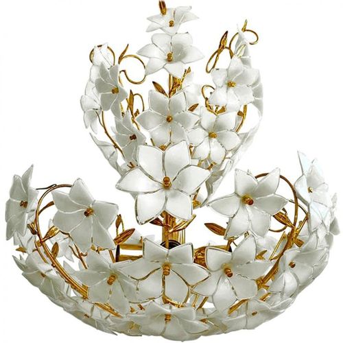 Современная люстра - IQ2063 MONUMENTAL FLOWER - Alan Mizrahi Lighting - из муранского стекла / из латуни / 5 лампочек