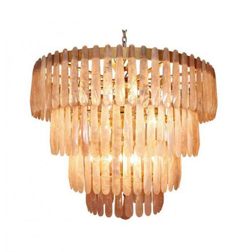 Современная люстра - IQ2147 ROSE QUARTZ - Alan Mizrahi Lighting - из кристалла / из бронзы / 12 лампочек