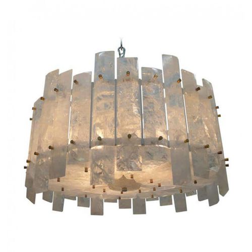 Современная люстра - IQ2148 ROCK CRYSTAL - Alan Mizrahi Lighting - из кристалла / из латуни / 14 лампочек