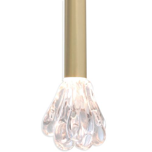 Подвесная лампа - IQ8443 DEW PENDANT - Alan Mizrahi Lighting - из металла / из стекла / современная