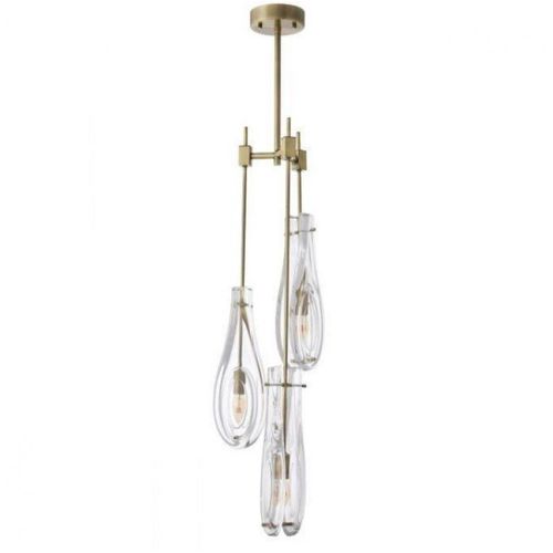 Люстра ар-деко - IQ8026 BELLANO - Alan Mizrahi Lighting - из стекла / из металла / 5 лампочек