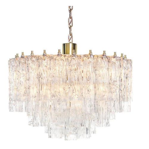 Люстра венецианский стиль - QZ6690 LARGE ZUCCHERI - Alan Mizrahi Lighting - из латуни / из муранского стекла / 14 лампочек