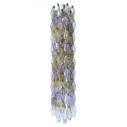 Люстра венецианский стиль - QZ931 HANDBLOWN MURANO POLIEDRI - Alan Mizrahi Lighting - из дутого стекла / 12 лампочек / одноуровневая