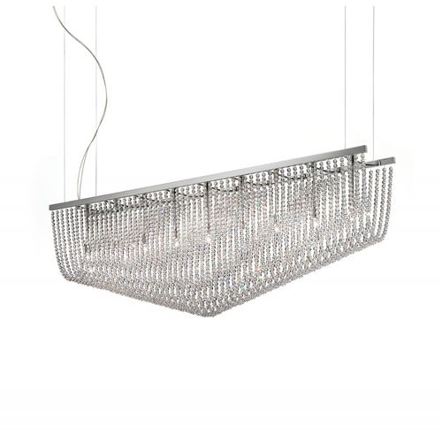 Современная люстра - QZ0329 RAFT - Alan Mizrahi Lighting - из кристаллов Swarovski® / из металла / 8 лампочек