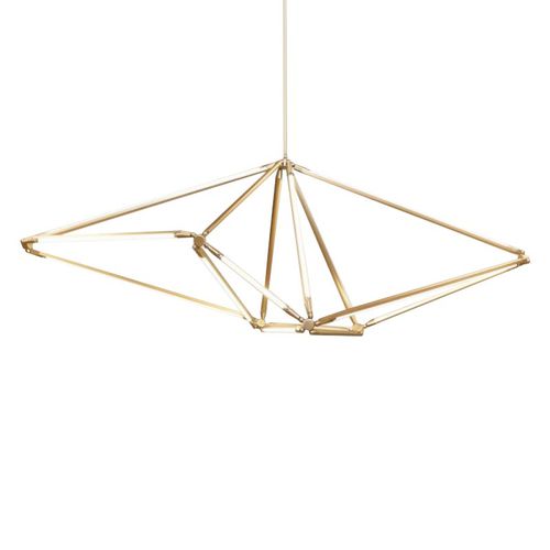 Современная люстра - DV5613 SHY - Alan Mizrahi Lighting - из стекла / для профессионального использования / геометрическая