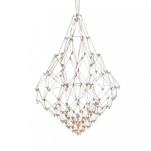 Современная люстра - AL0141 NOBILIS - Alan Mizrahi Lighting - из нержавеющей стали / для профессионального использования / геометрическая