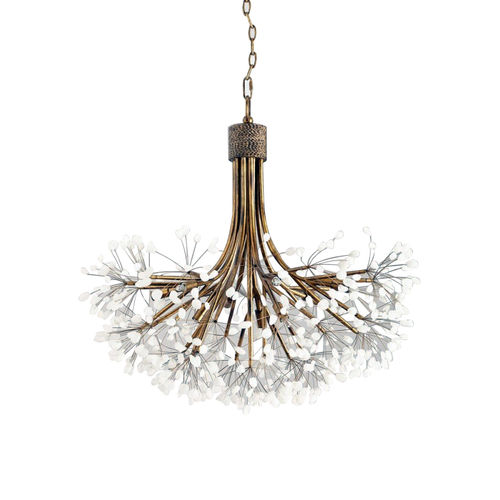 Люстра органический дизайн - KA1869 BRANCHING QUARTZ - Alan Mizrahi Lighting - из стекла / из железа / скульптурная