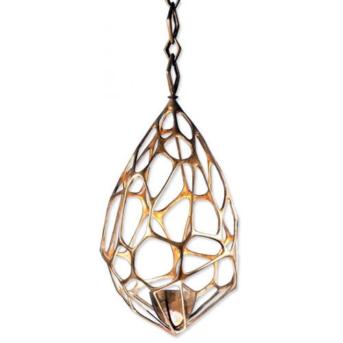 Люстра ар-деко - IQ8169 FACETTE - Alan Mizrahi Lighting - из бронзы / 1 лампочка / одноуровневая