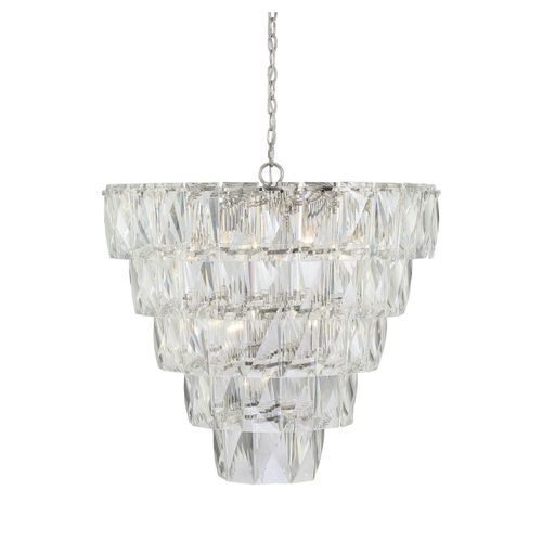 Современная люстра - AM873126 EMERALD ROUND - Alan Mizrahi Lighting - из стекла / из металла / каскадная