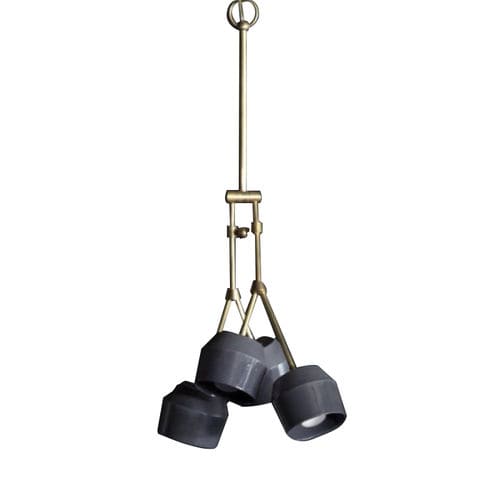 Подвесная лампа - SL0209 THE FORCHETTE - Alan Mizrahi Lighting - из латуни / из фарфора / современная