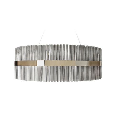 Современная люстра - IQ3421 ROLLAND - Alan Mizrahi Lighting - из кристалла / из латуни / одноуровневая