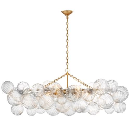 Современная люстра - IQ3399 TALIA LINEAR  - Alan Mizrahi Lighting - из металла / из стекла / для профессионального использования