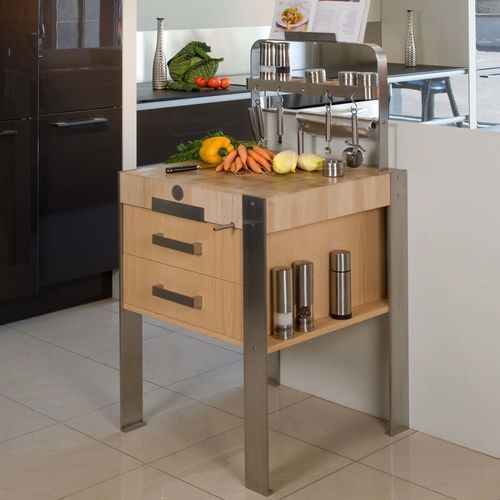 Элемент кухни на основании - BILMO606085 - Chabret - автономный / островной / колода мясника