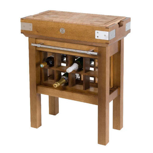Ящик с полками для хранения бутылок дерево - Billot console - Chabret - из бука / из оливкового дерева / отдельностоящий