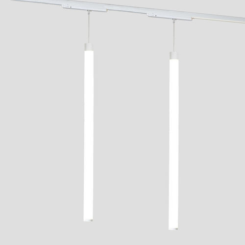 Светильник на рейке из поликарбоната - IRIS VERTICAL 230V TRACK - Brilumen - LED / цилиндрический / из алюминия