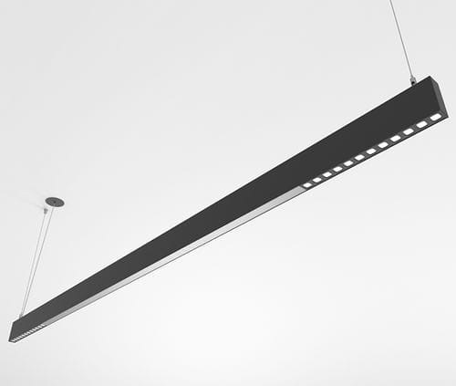 Подвесной светильник - ORIS SLIM PRO COMBI MICROPRISMATIC+LOW GLARE - Brilumen - LED / линейный / IP40
