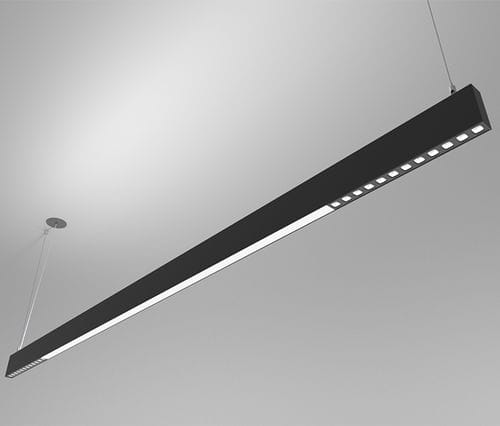 Подвесной светильник - ORIS SLIM PRO COMBI DIRECT/INDIRECT LIGHT OPAL+LOW GLARE - Brilumen - LED / линейный / IP40