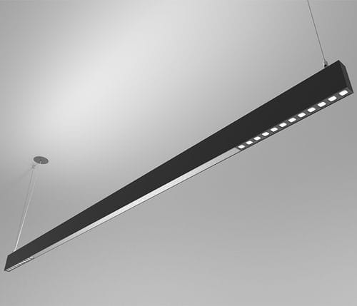 Подвесной светильник - ORIS SLIM PRO COMBI D/I MICROPRISMATIC+LOW GLARE - Brilumen - LED / линейный / IP40