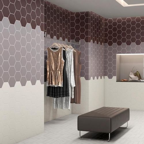 Мозаика из керамики - LISO - DECUS CERAMICA - матовая / для интерьера / для ванной комнаты