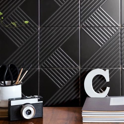 Мозаика из керамики - LINES - DECUS CERAMICA - глянцевая / 3D / для интерьера