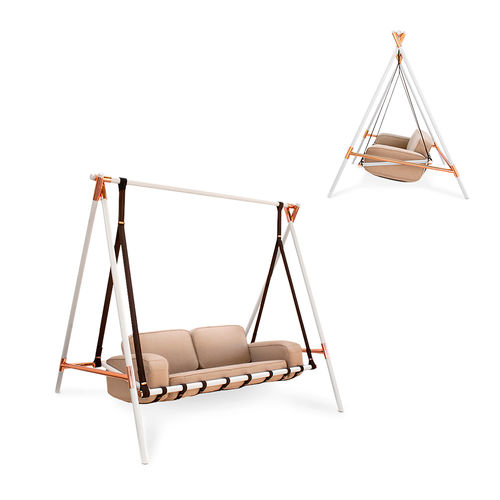 Качель из акриловой ткани - FABLE - Essential Home - из лакированной нержавеющей стали / контрактная / для офиса