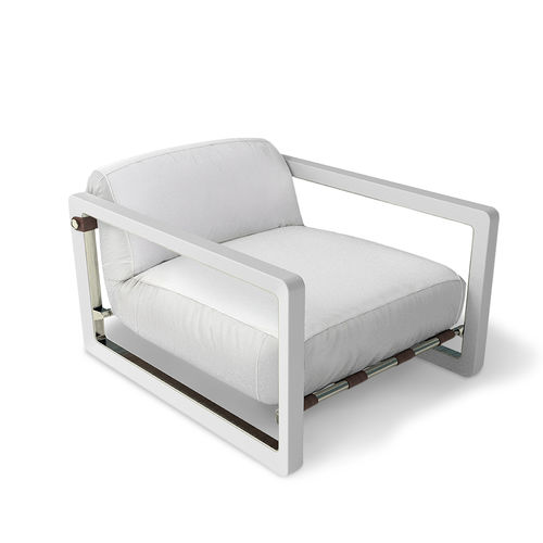 Современное кресло - SACCU - Essential Home - из акриловой ткани / из нержавеющей стали / персонализированное