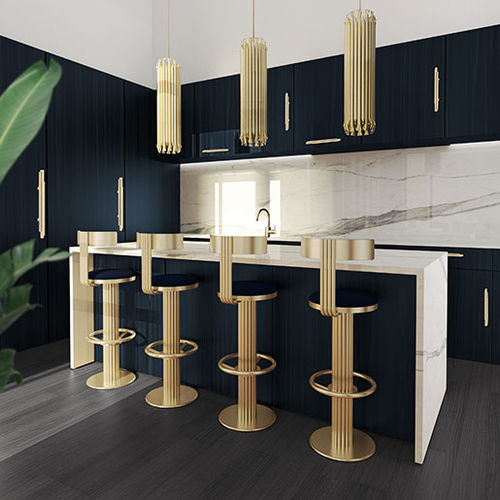 Современный барный стул - KELLY  - Essential Home - для интерьера / для наружного применения / из кожи