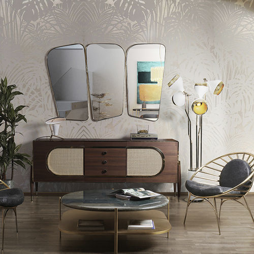Дизайнерский буфет - DANDY - Essential Home - из полированной латуни / из матированной латуни / из цельной древесины