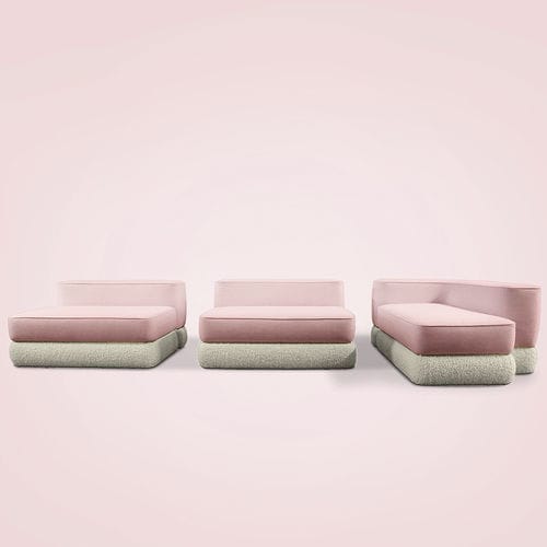 Модульный диван - KANDI - Essential Home - современный / из бархата / с подлокотниками