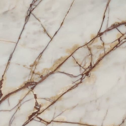 Плита из камня из мрамора - Afyon White Spider 101 - Efesus Stone - для напольной поверхности / для внутренней компоновки / для внешнего благоустройства