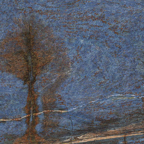 Плита из камня из керамогранита - Van Gogh Blue 10001 - Efesus Stone - из спеченного камня / для напольной поверхности / для внутренней компоновки