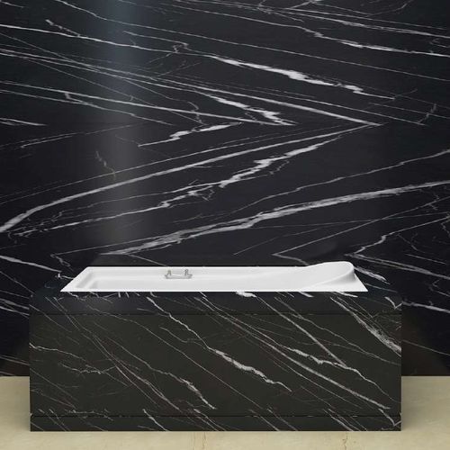 Плита из камня из фарфора - Marquina Venato 10001 - Efesus Stone - для внутренней компоновки / для ванной комнаты / для мебели