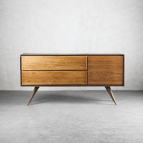 Современный буфет - GRUNDIG - industriaedition - из дерева / из стали