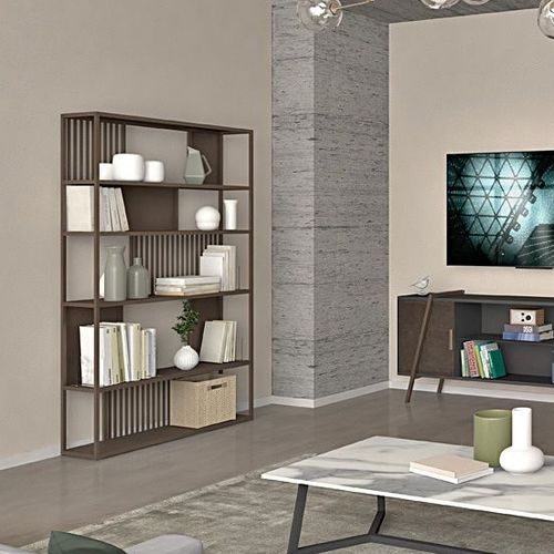 Современный книжный шкаф - AMBRA - Barel Srl - из железа