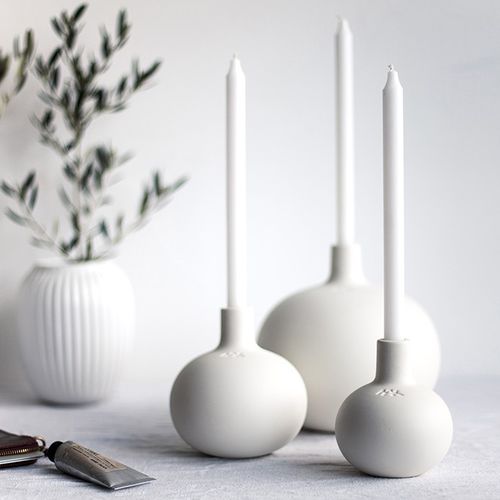 Подсвечник из керамики - GLOBO - Kahler Design