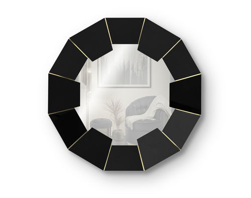 Настенное зеркало для ванной комнаты - DARIAN BLACK - LUXXU MODERN DESIGN & LIVING - для гостиницы / для салона красоты / современное