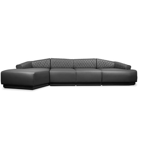 Модульный диван - ANGUIS - LUXXU MODERN DESIGN & LIVING - раскладной / современный / из искусственной кожи