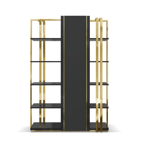 Высокий книжный шкаф - APOTHEOSIS - LUXXU MODERN DESIGN & LIVING - современный / для профессионального использования / из лакированной древесины