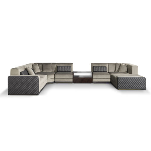 Модульный диван - THOMSON  - LUXXU MODERN DESIGN & LIVING - угловой / современный / из бархата