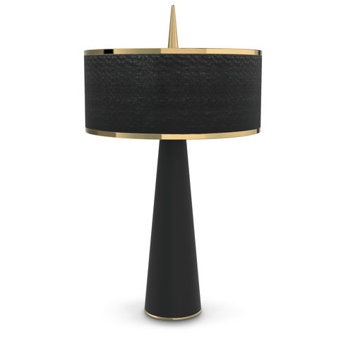Настольная лампа - NEEDLE - LUXXU MODERN DESIGN & LIVING - из латуни / из ткани / из дерева