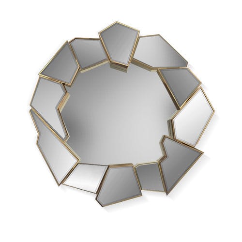 Настенное зеркало - CRACKLE - LUXXU MODERN DESIGN & LIVING - для профессионального использования / современное / круглое
