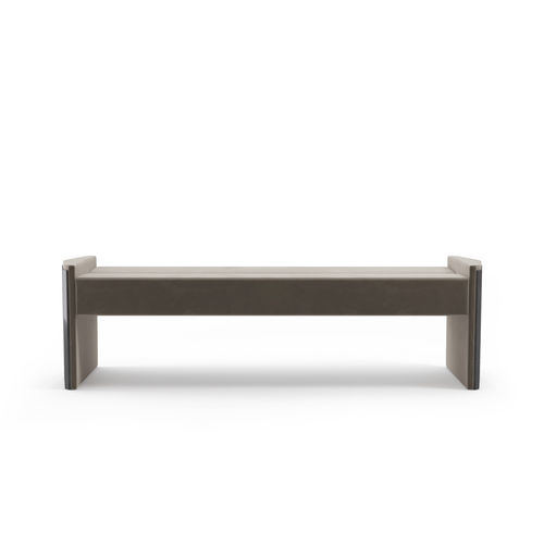 Современная оттоманка - Algerone - LUXXU MODERN DESIGN & LIVING - из бархата / из дерева / из латуни