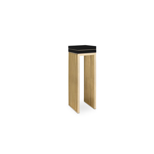 Современный стол-подставка - VERTIGO - LUXXU MODERN DESIGN & LIVING - из латуни / из мрамора / с основанием из латуни