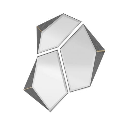 Настенное зеркало - Algerone - LUXXU MODERN DESIGN & LIVING - для профессионального использования / современное / из полированной латуни