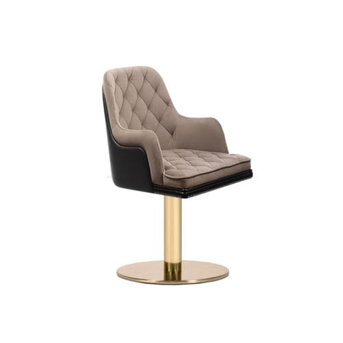 Современный cтул для столовых - CHARLA - LUXXU MODERN DESIGN & LIVING - для интерьера / из бархата / из кожи